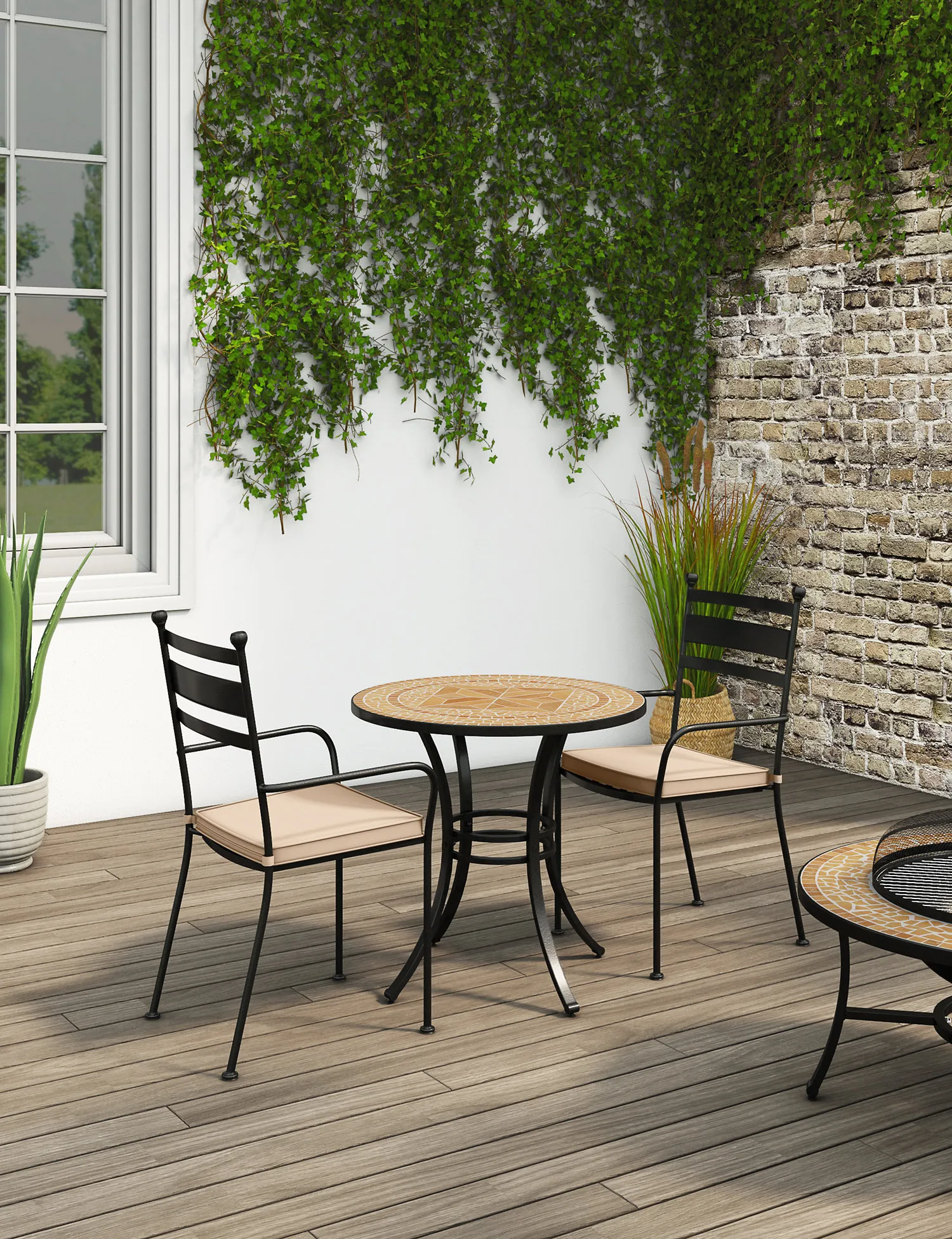 M&S Madeira 2 Seater Bistro Table and Chairs