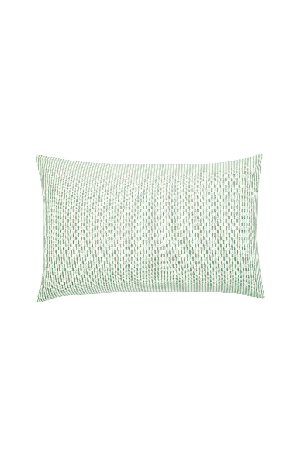 Helena Springfield 'Twill Stripe' Duvet Cover Set in Green 3