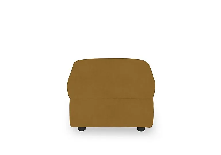 Panache Fabric Storage Footstool - Opulence Saffron
