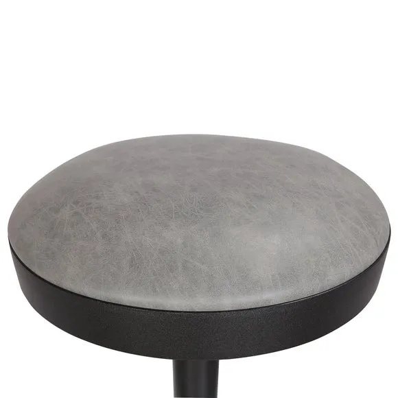 Terni Adjustable Height Swivel Bar Stool, Faux Leather 5