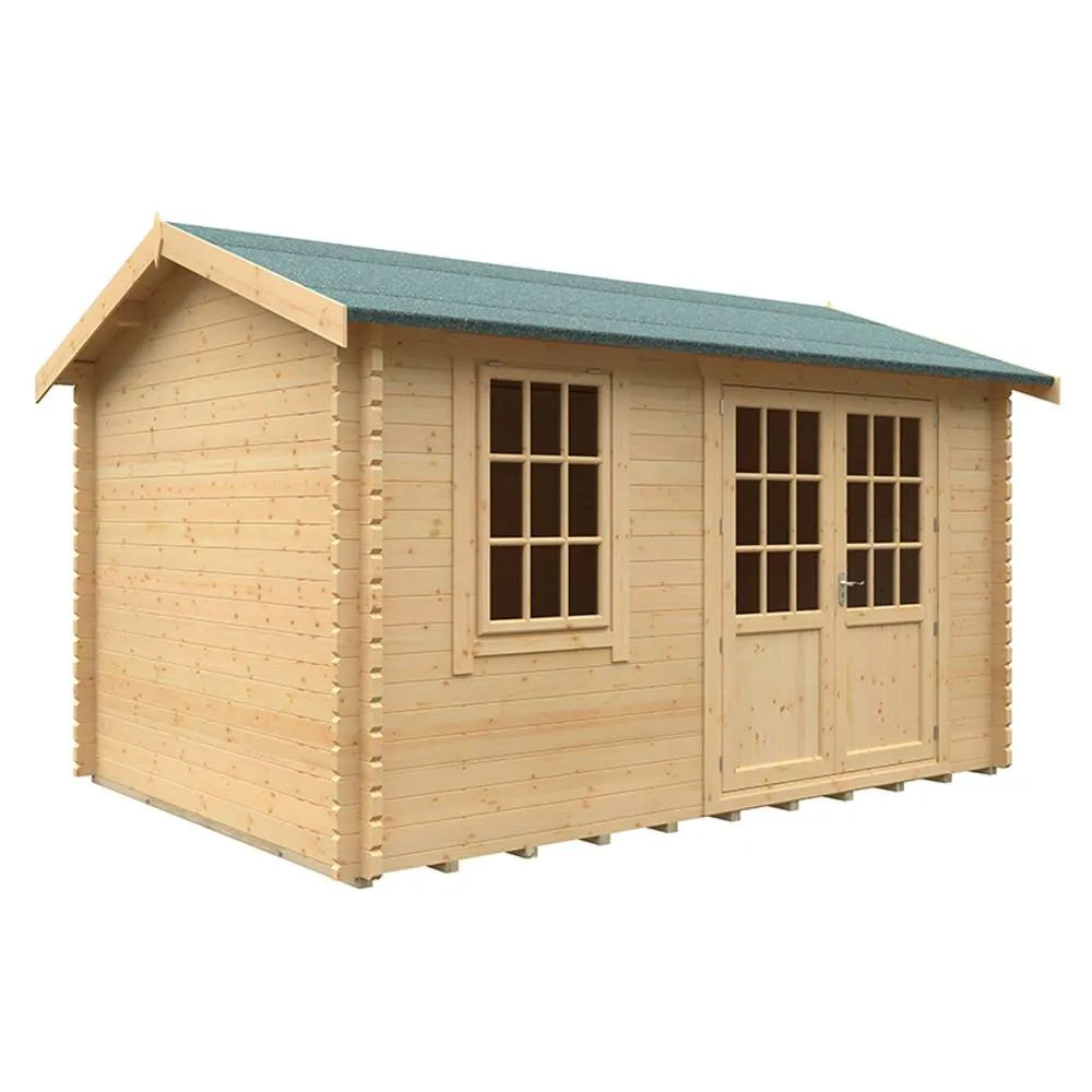 Buttercup Farm 14x10w The Henley Plus 44mm Cabin - L415 x W295 x H272.6 cm in Natural 1