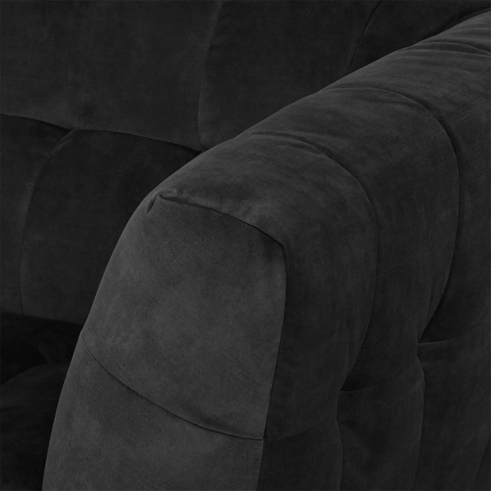 Azalea Corner Group Chaise Left Sofa, Black | Barker & Stonehouse 5