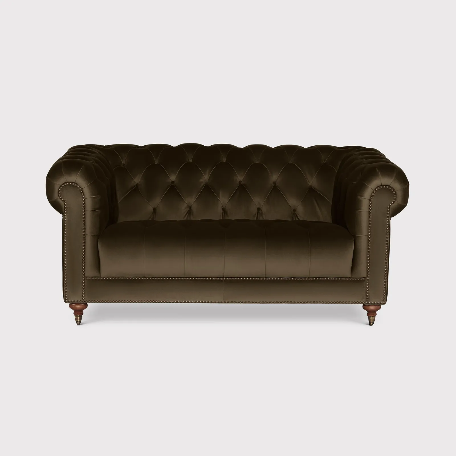 Ullswater 2 Seater Chesterfield Sofa, Green Velvet | Barker & Stonehouse 4
