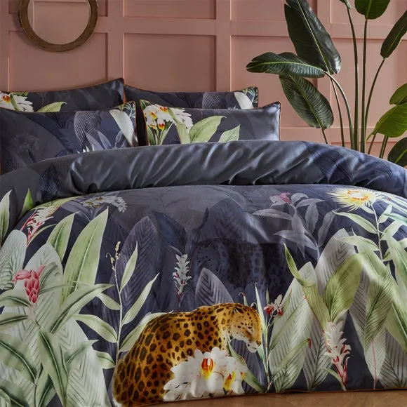 Paoletti Artemis 100% Cotton Duvet Cover and Pillowcase Set 4