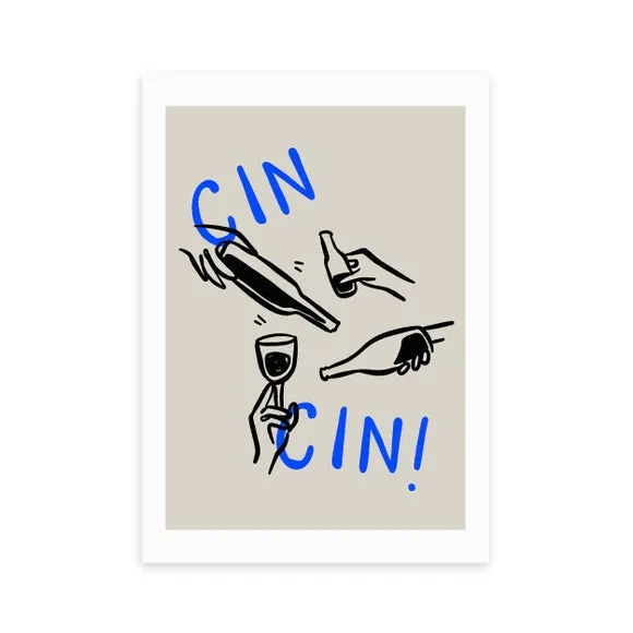 East End Prints Cin Cin Print by SimplyExtraJordanary 2