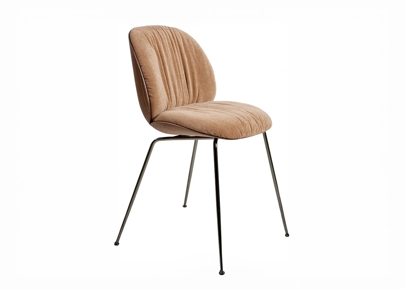 Gubi Beetle Soft Dining Chair with Front Upholstery