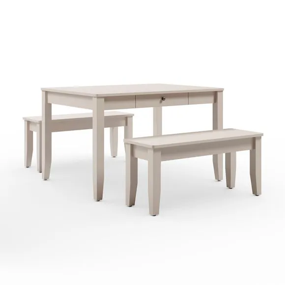 Lynton 4 Seater Dining Table and Bench Set 4
