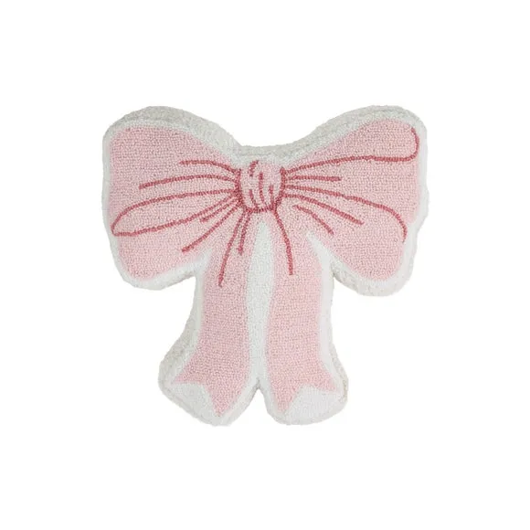 Catherine Lansfield Bow Boucle 3D Cushion 3
