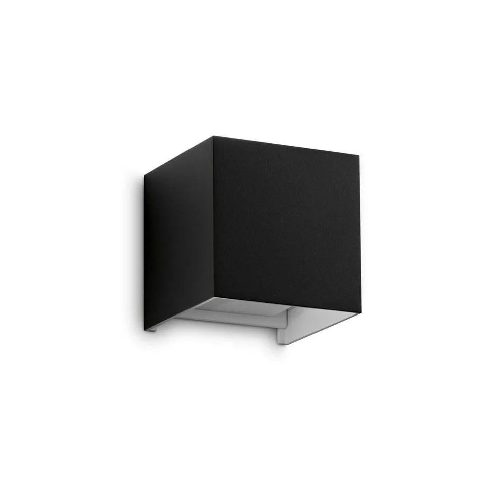 Netlighting Atom 2 Light Outdoor Up Down Wall Lamp Black 1050Lm 3000K IP54