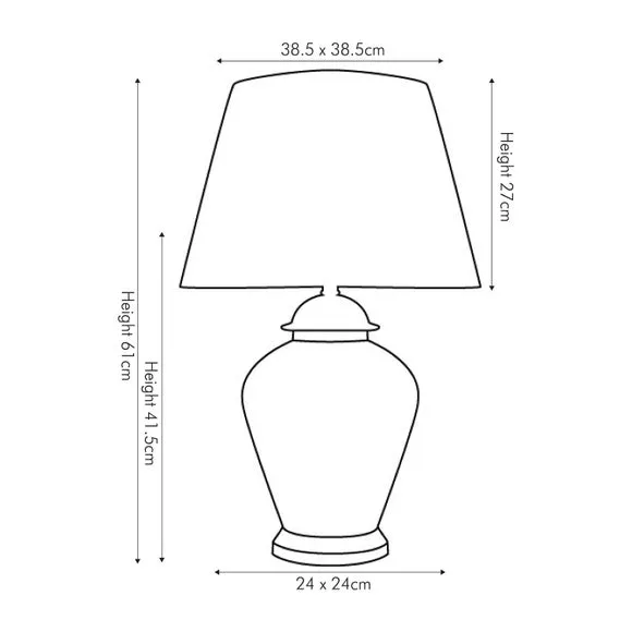 Papilion Butterfly Ceramic Table Lamp 4