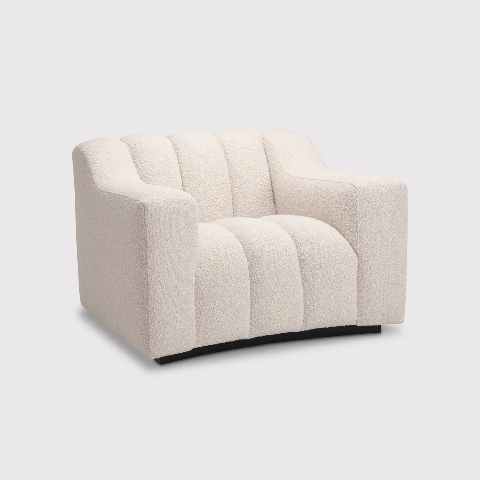Eichholtz Kelly Armchair, White Fabric | Barker & Stonehouse