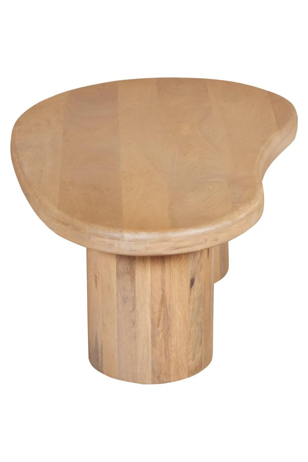 IH Design Ajmer Solid Wood Coffee Table in Brown 4