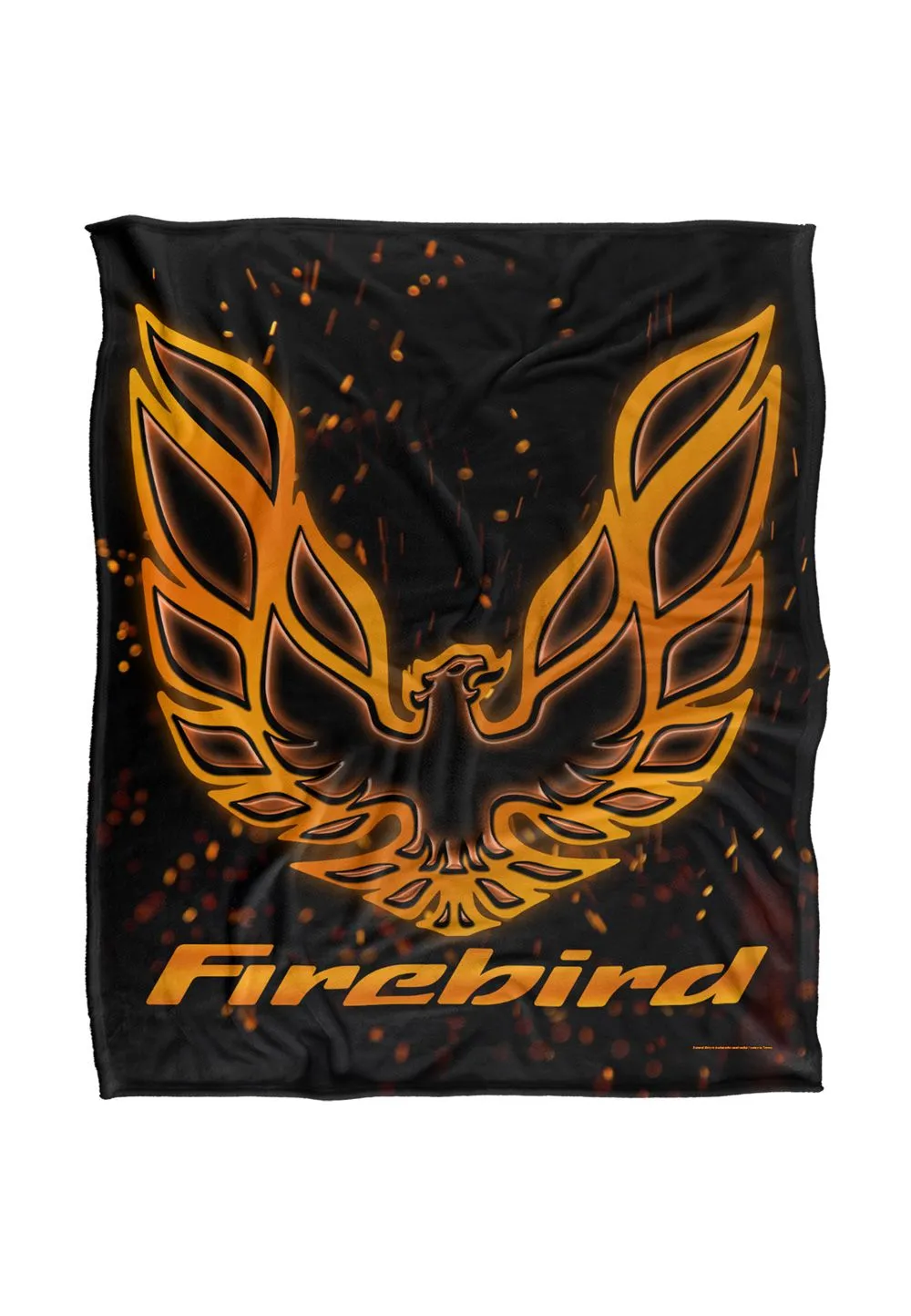 General Motors Pontiac Firebird Eagle Logo Silky Touch Super Soft Throw Blanket 152 X 127 cm in White