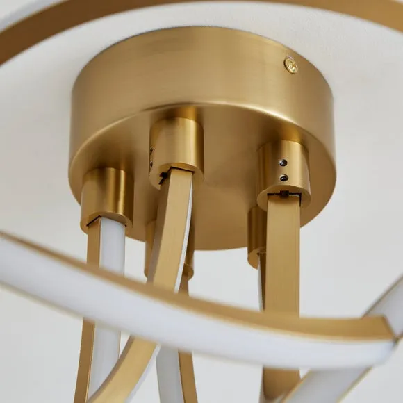 Margot Semi Flush LED Ceiling Light 3