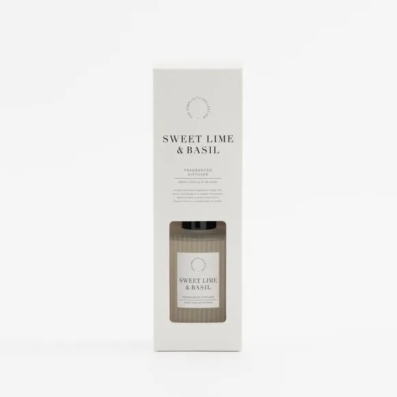 Simplicity Collection Lime and Basil Ribbed Diffuser 4