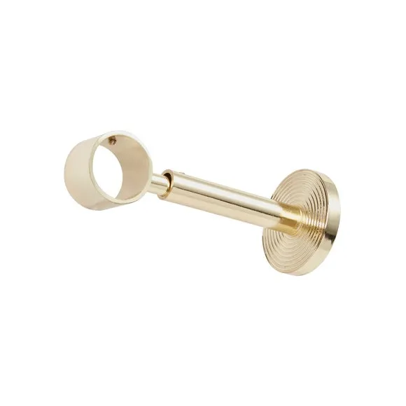Trinity Ribbed Extendable Metal Eyelet Curtain Pole 3