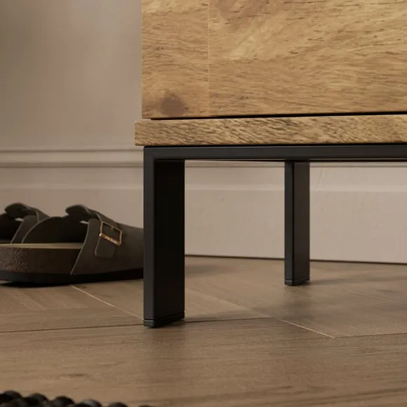 Watson 2 Drawer Bedside Table, Wood Effect 5