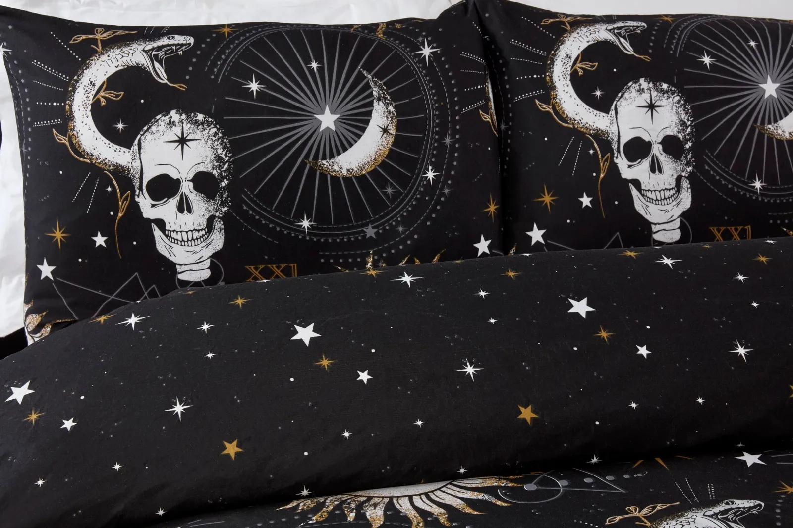 Rapport Home Tarot Microfibre Polyester Reversible Duvet Set with Pillowcase 2