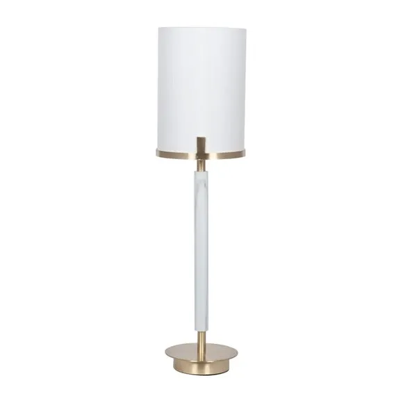 Midland Marble Effect Table Lamp 2