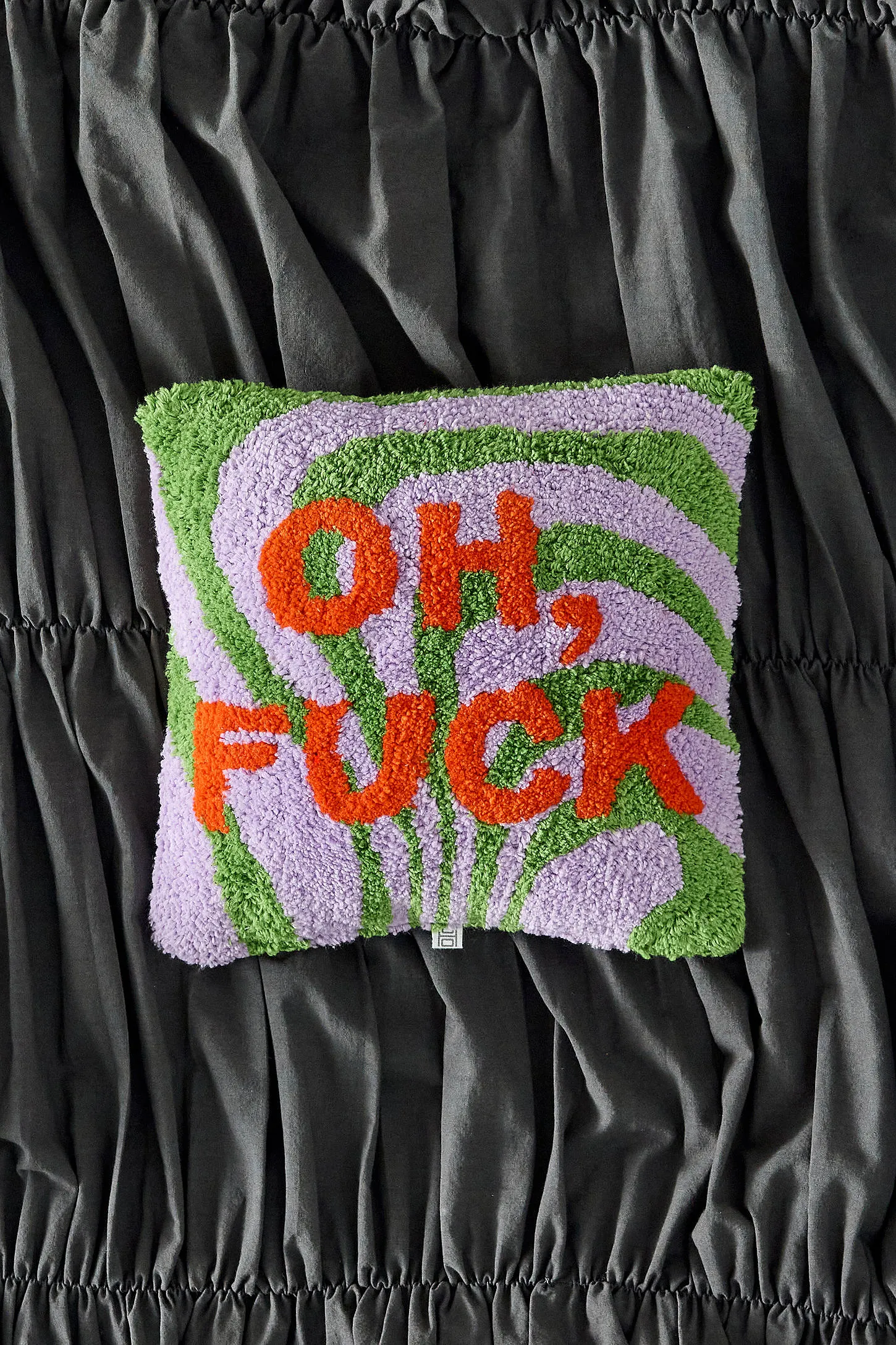 Oh F*ck Mini Tufted Cushion