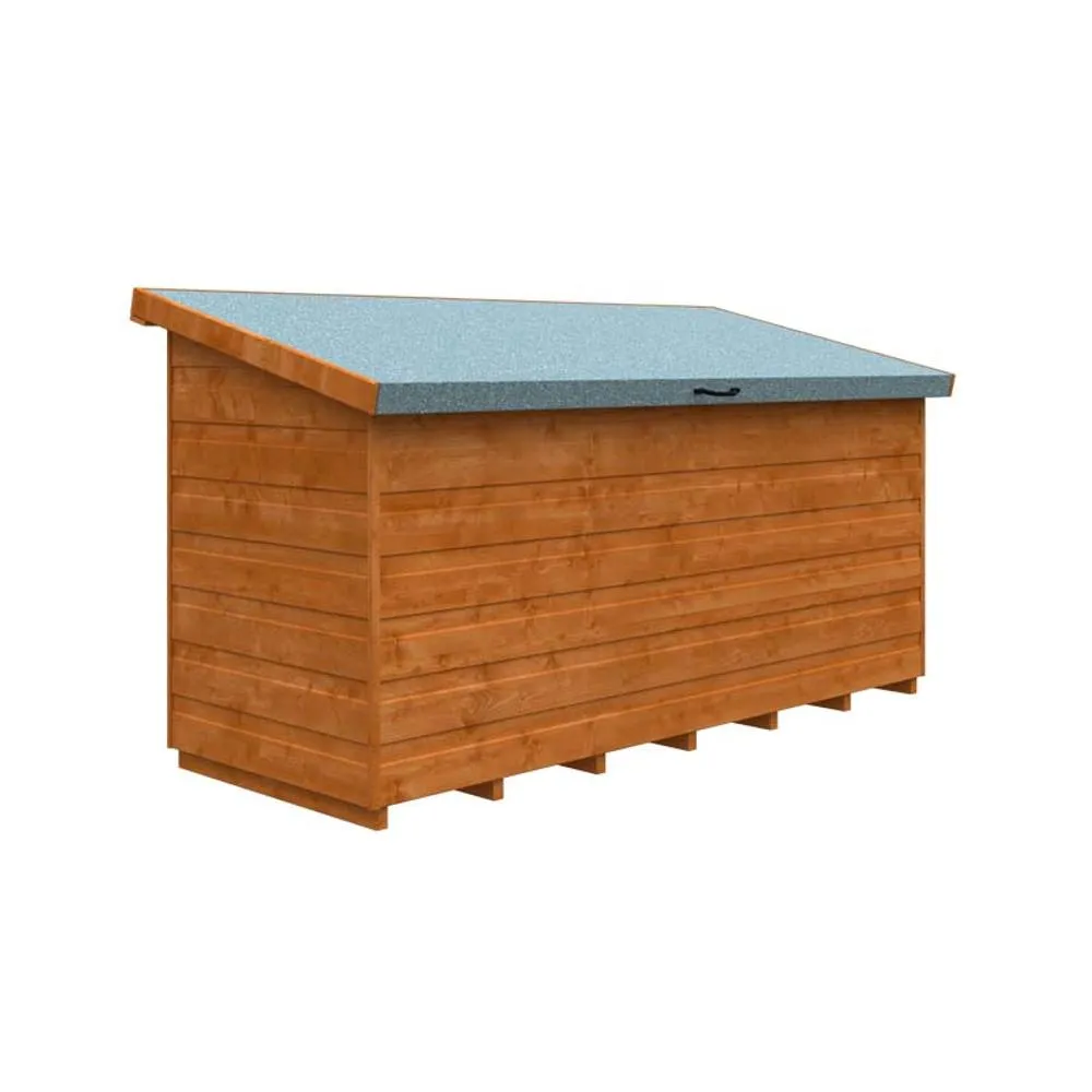 Buttercup Farm 6x2.3 Tool Chest 12mm Shed - L175 x W67.5 x H97.5 cm - Burnt Orange 2