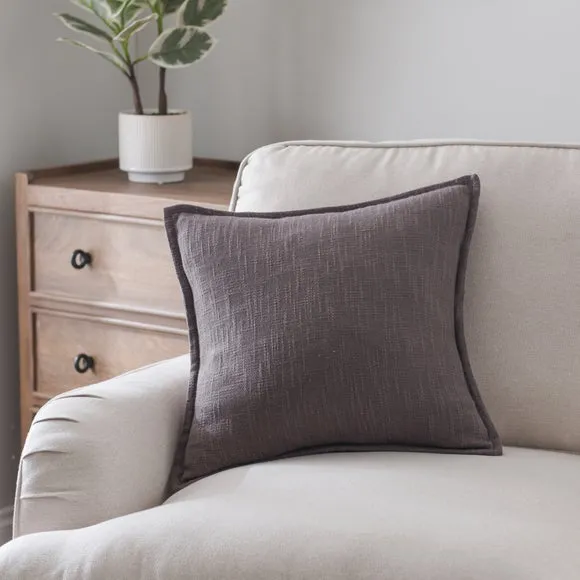 Westcott Cotton Slub Square Cushion 1