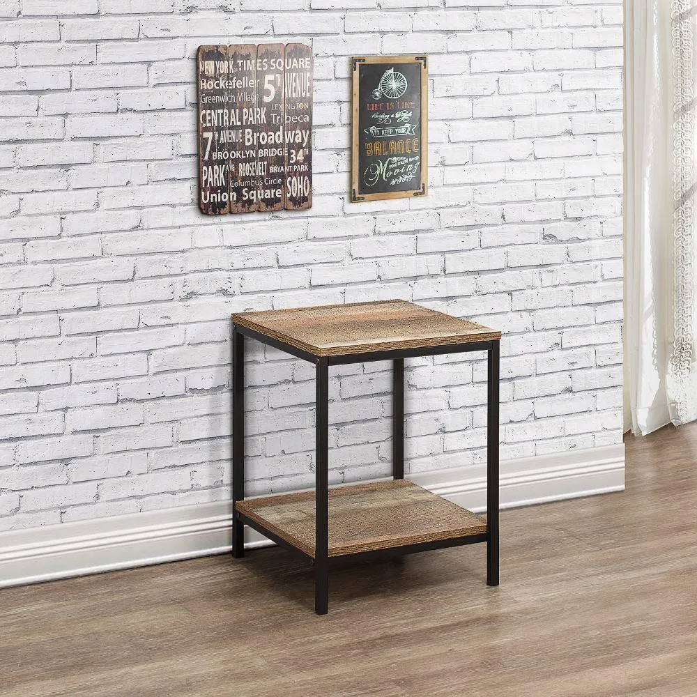 Urban Rustic Lamp Table
