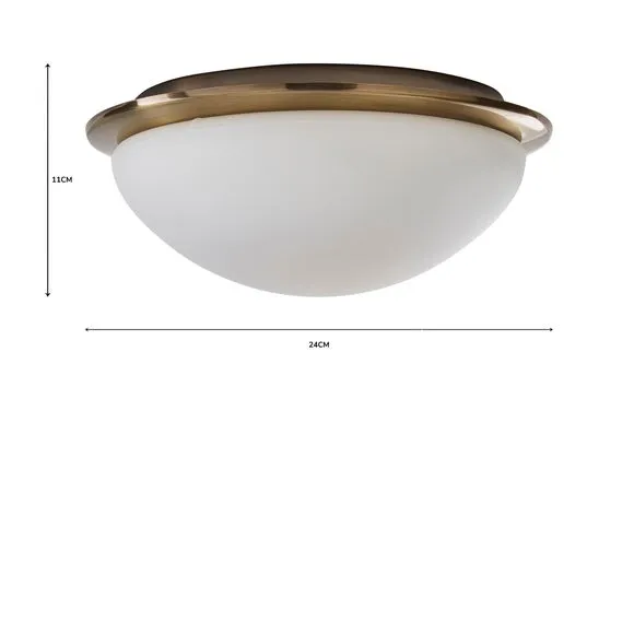 Lotto Bathroom Flush Ceiling Light 5