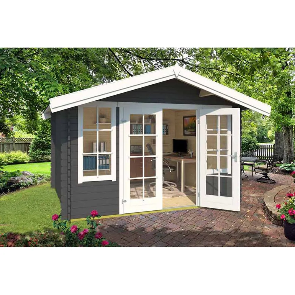 Lasita Maja Ltd Robin 280-Log Cabin, Garden Room, Home Office - L381.3xW358xH245.1 cm in Natural 4