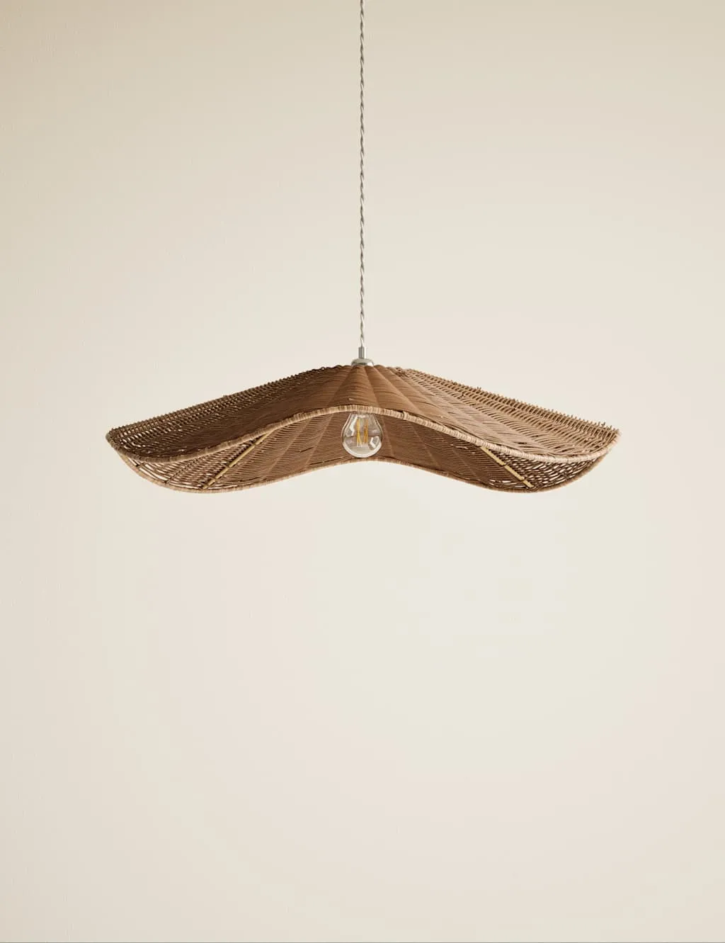 M&S Rocco Large Easy Fit Lamp Shade Brown