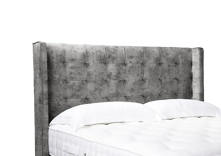 Artisan Collection Onyx High Floor Standing Headboard - Single - Daytona Pebble