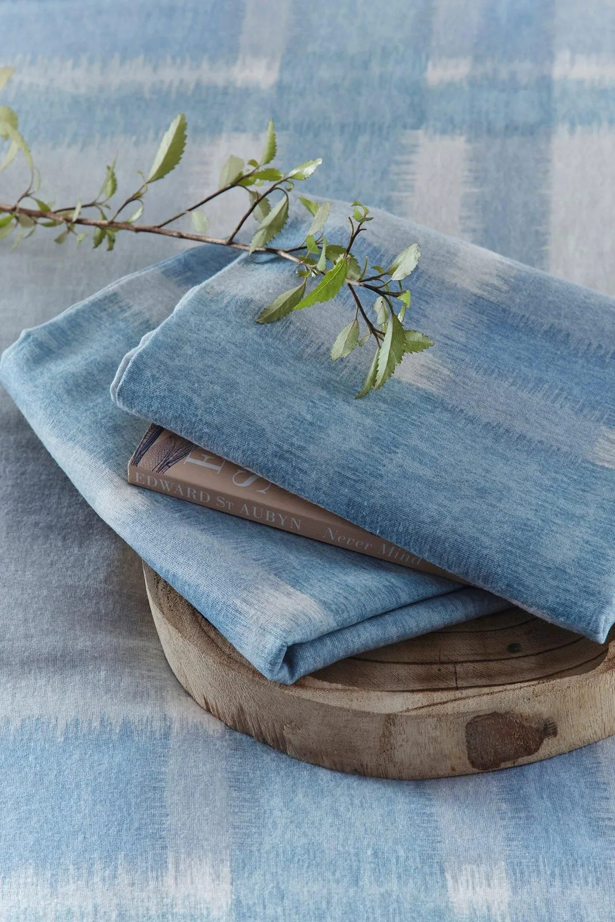 Appletree 'Verbier' 100% Brushed Cotton Duvet Cover Set in Blue 3