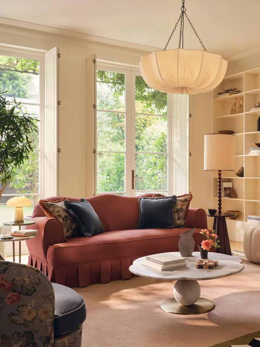 Madelyn Three Seater Sofa, Linen, Sienna