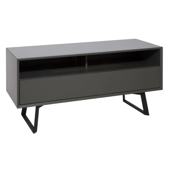 Carbon TV Unit, Black for TVs up to 55" 2