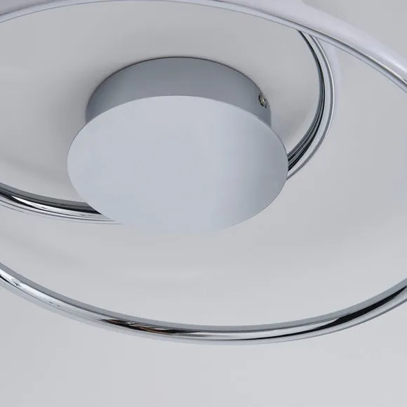 Langdon Bathroom Integrated LED Flush Ceiling Light 4
