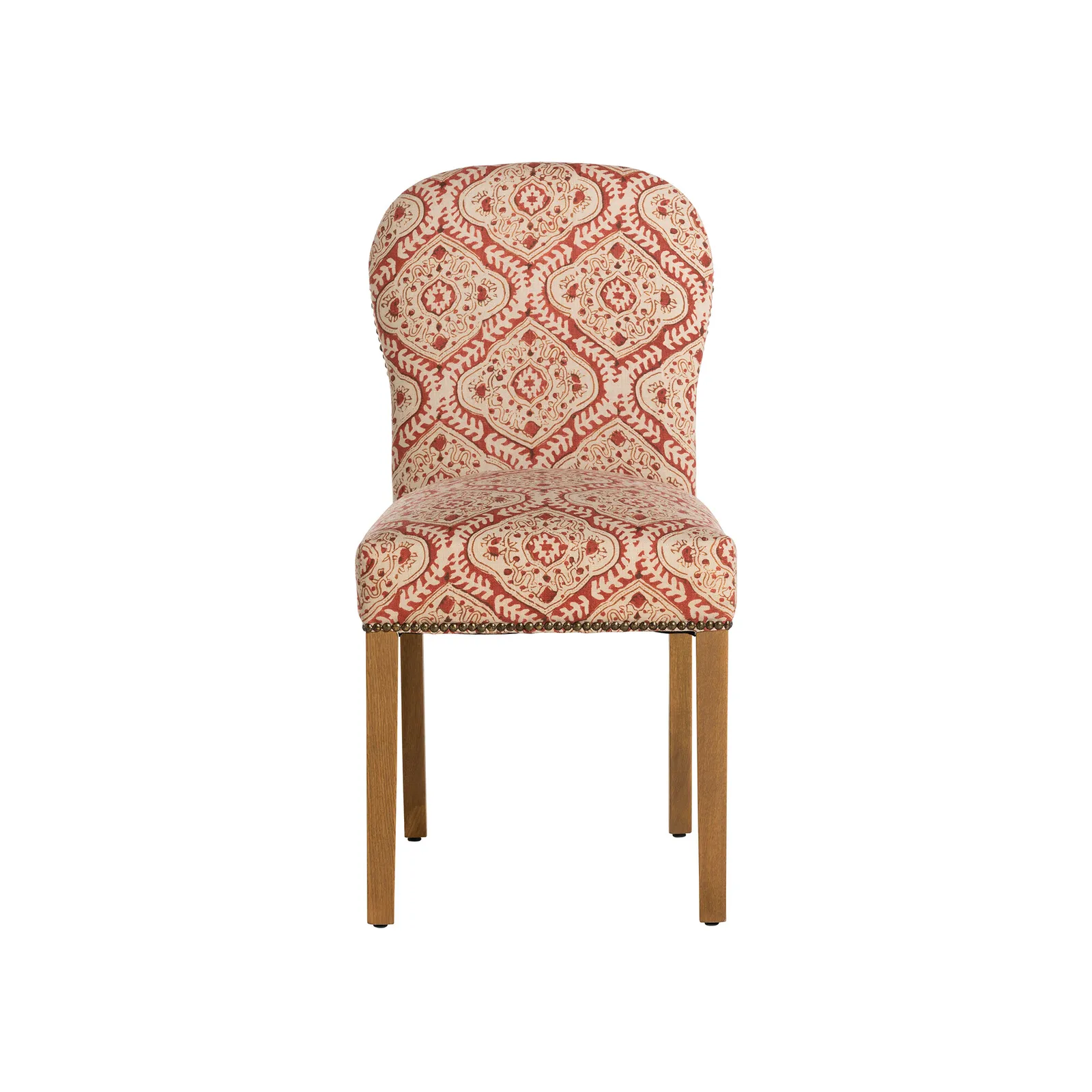 Gable X Linwood Dining Chair, Red Fabric | Barker & Stonehouse 4