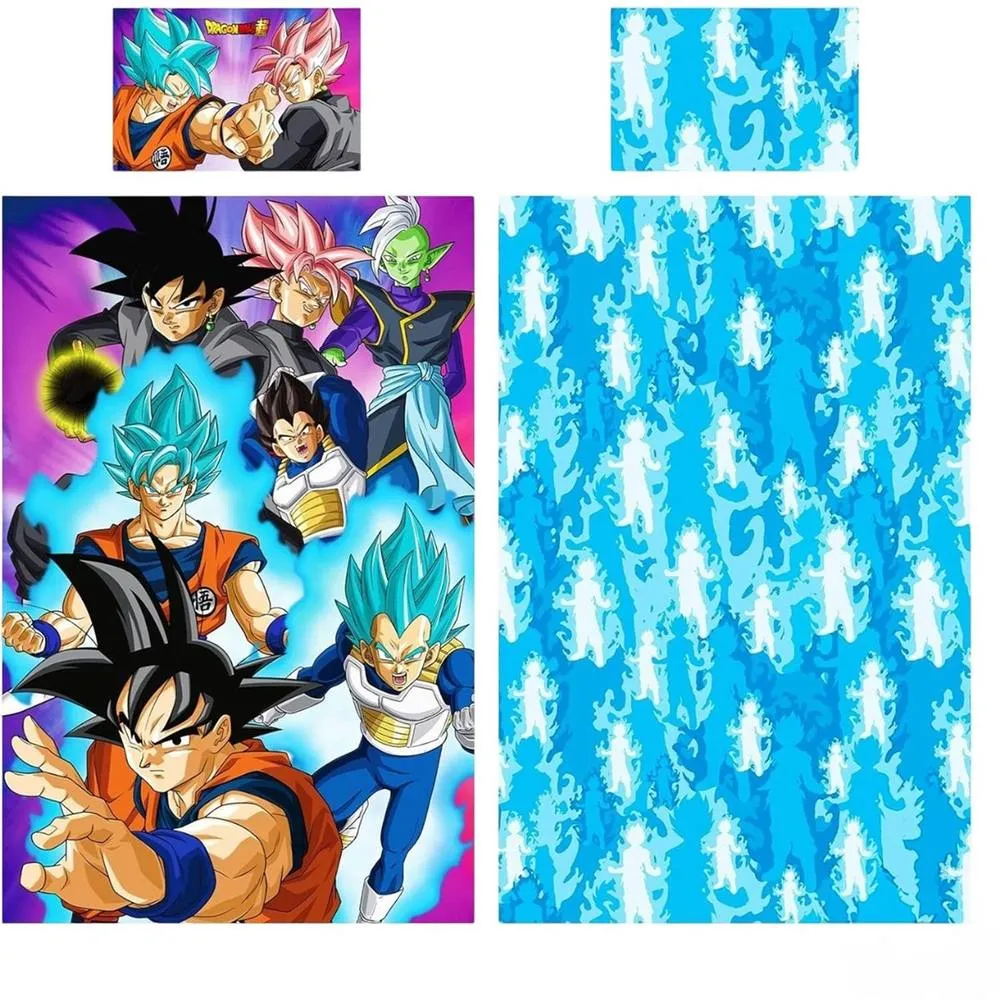 Dragon Ball Z Reversible Goku & Vegeta Duvet Set