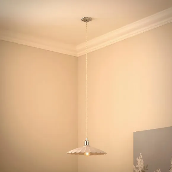 Scalloped Adjustable Flex Ceiling Light Cable 2