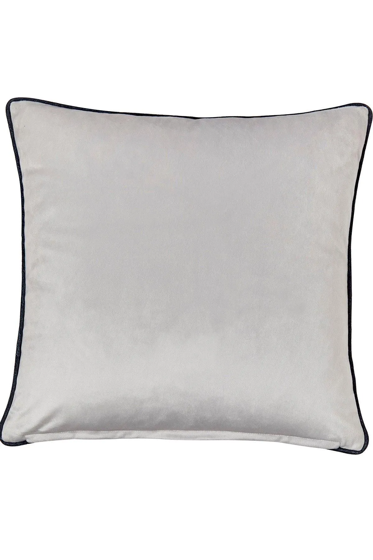 Fusion 'Alma' Soft Touch Velvet Filled Cushion in Natural 3