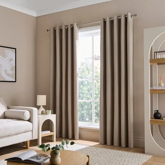 Berlin Blackout Eyelet Curtains 2