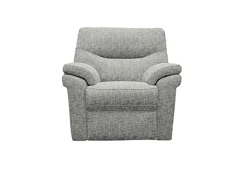 Seattle Fabric Power Recliner Armchair with Heated Seat - Remco Duck Egg