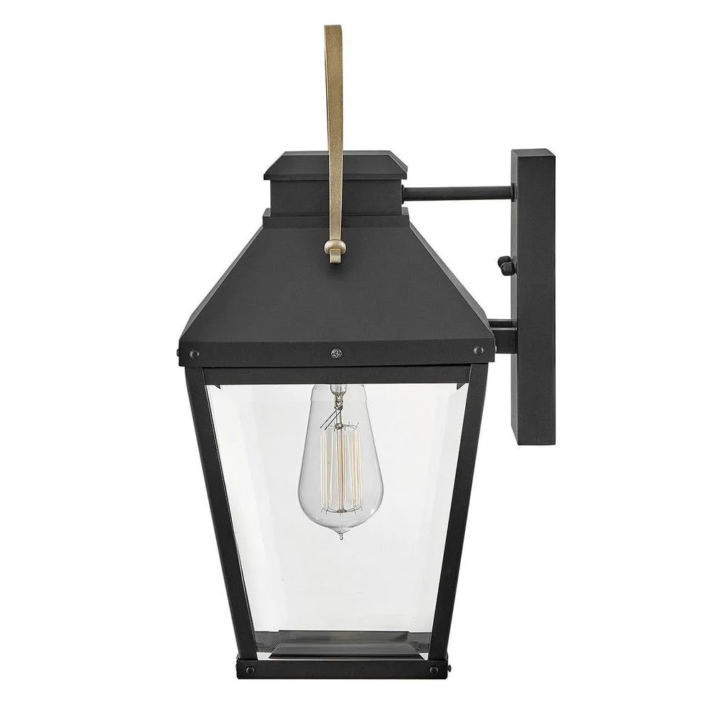 Netlighting Hinkley Dawson Outdoor Wall Lantern Black Burnished Bronze IP44 1x E27 3