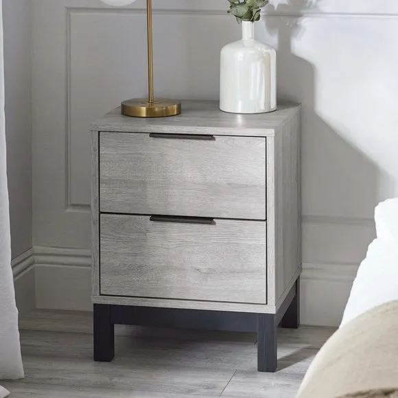 Return - Bali 2 Drawer Bedside Table