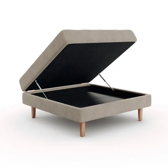 Max Multi Yarn Boucle Square Storage Footstool 6
