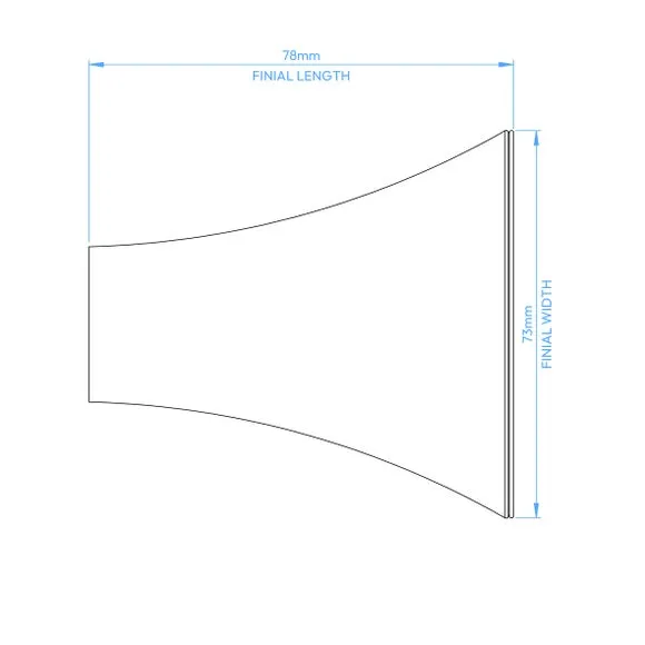 Flush Trumpet Fixed Metal Curtain Pole 6