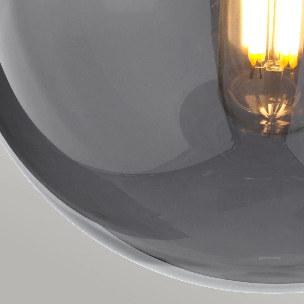 Netlighting Kula 1 Light Wall Light Polished Nickel E14 in Grey 5