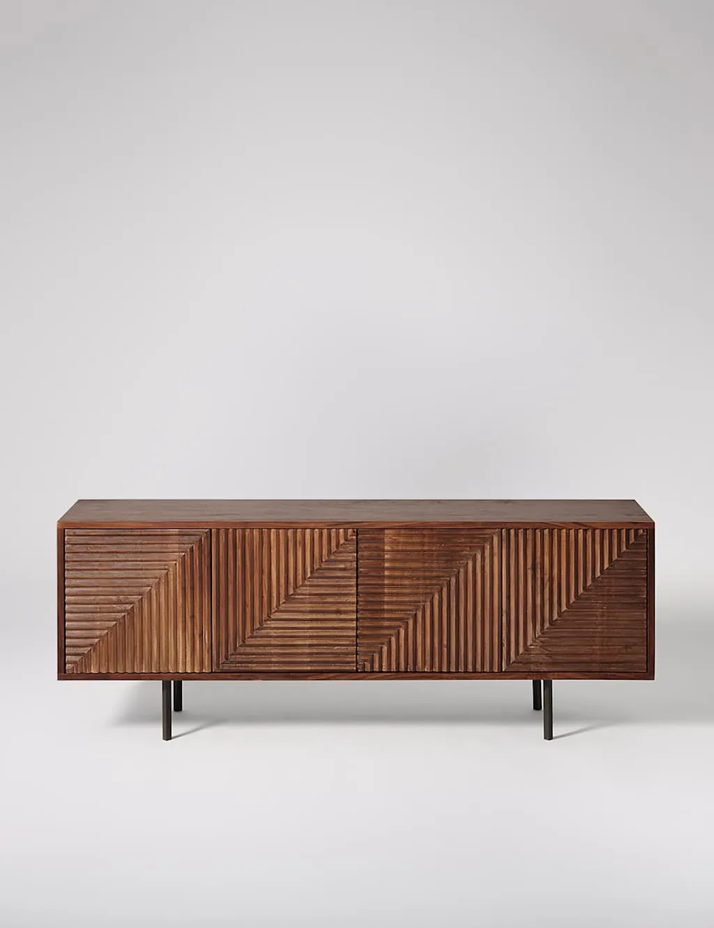 Swoon Seville Acacia Wood TV Unit Brown