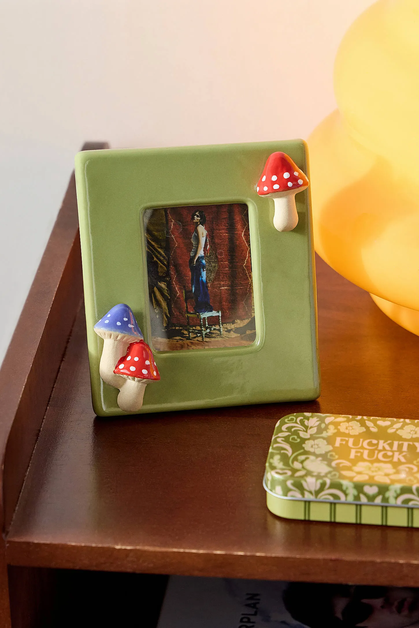 UO Mushroom Instax Photo Frame - Green ALL