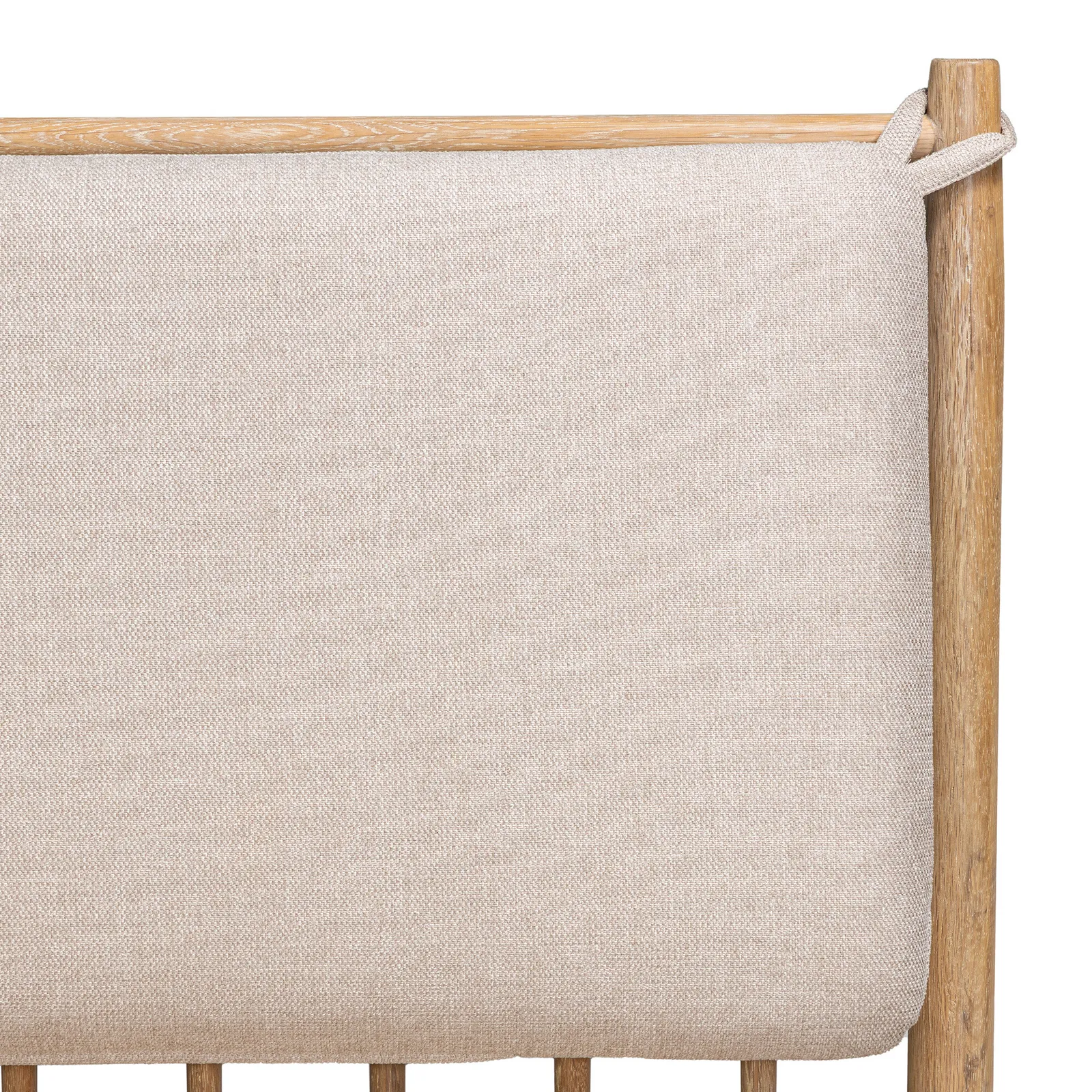 Valla 180Cm Bedstead + Cushion, Neutral Wood | Super King | Barker & Stonehouse 3