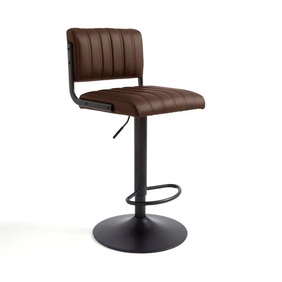 Rhys Height Adjustable Bar Stool, PU 4